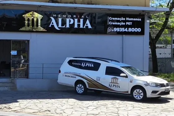 Ambiente de acolhimento da Alpha Memorial
